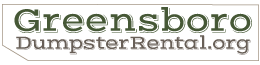 Greensboro Dumpster Rental